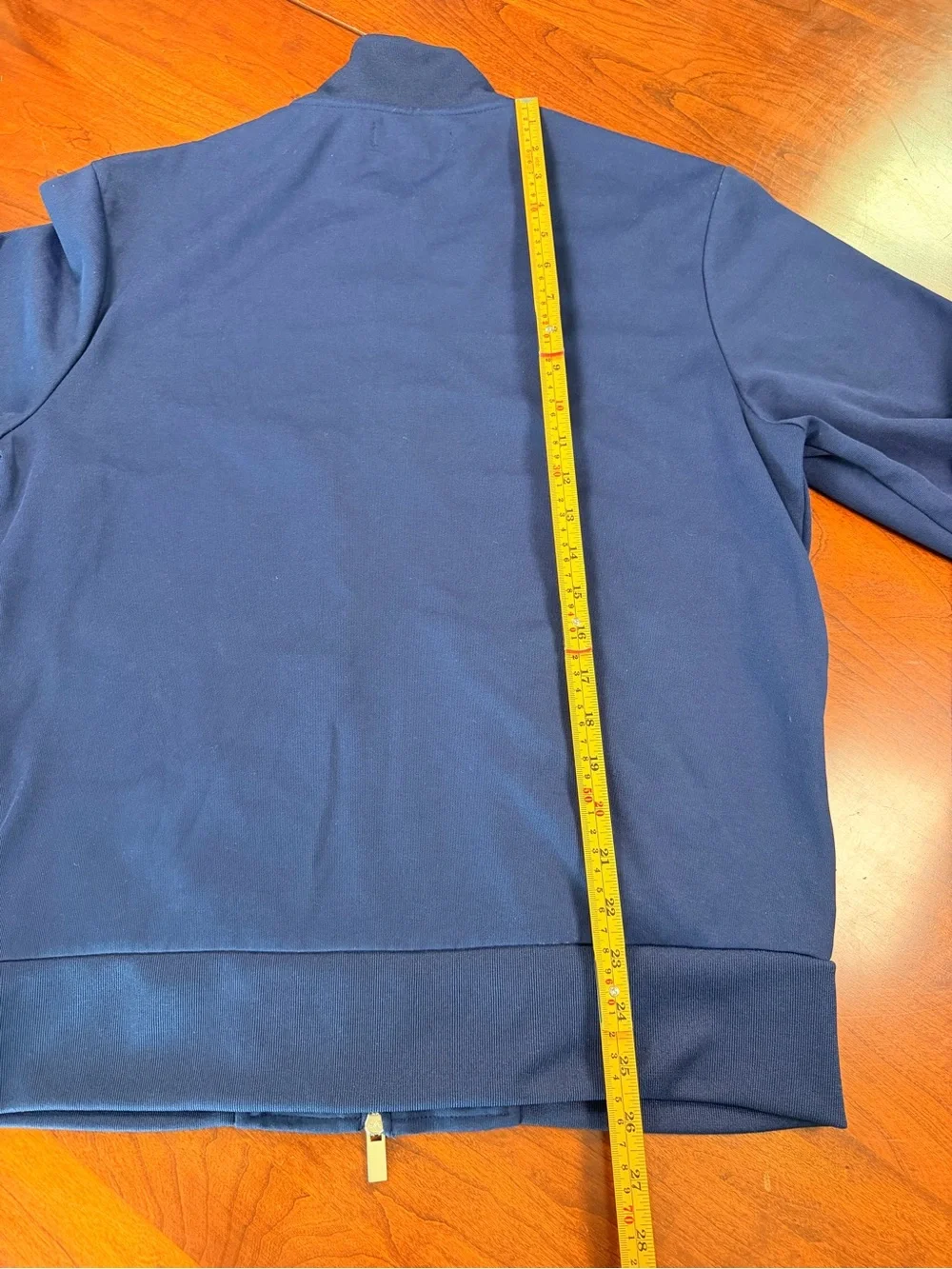 Vintage Polo by Ralph Lauren Navy Track Jacket White & Orange Stripes Men size M